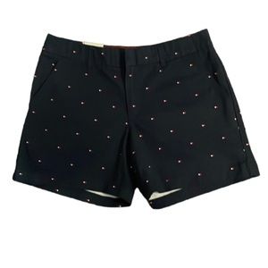 Tommy Hilfiger Navy Logo Chino Shorts Size 6
